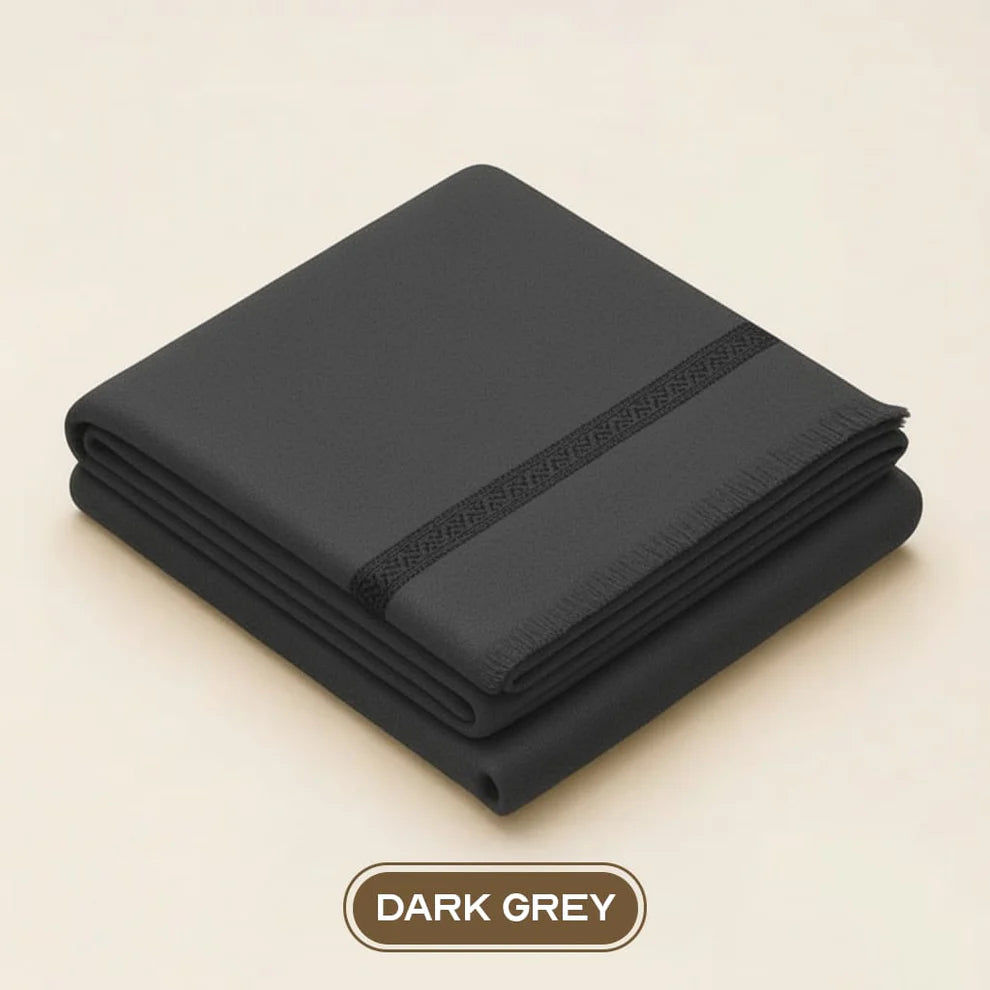 J. BY JUNAID JAMSHED MEN's-Shawl DARK GRAY