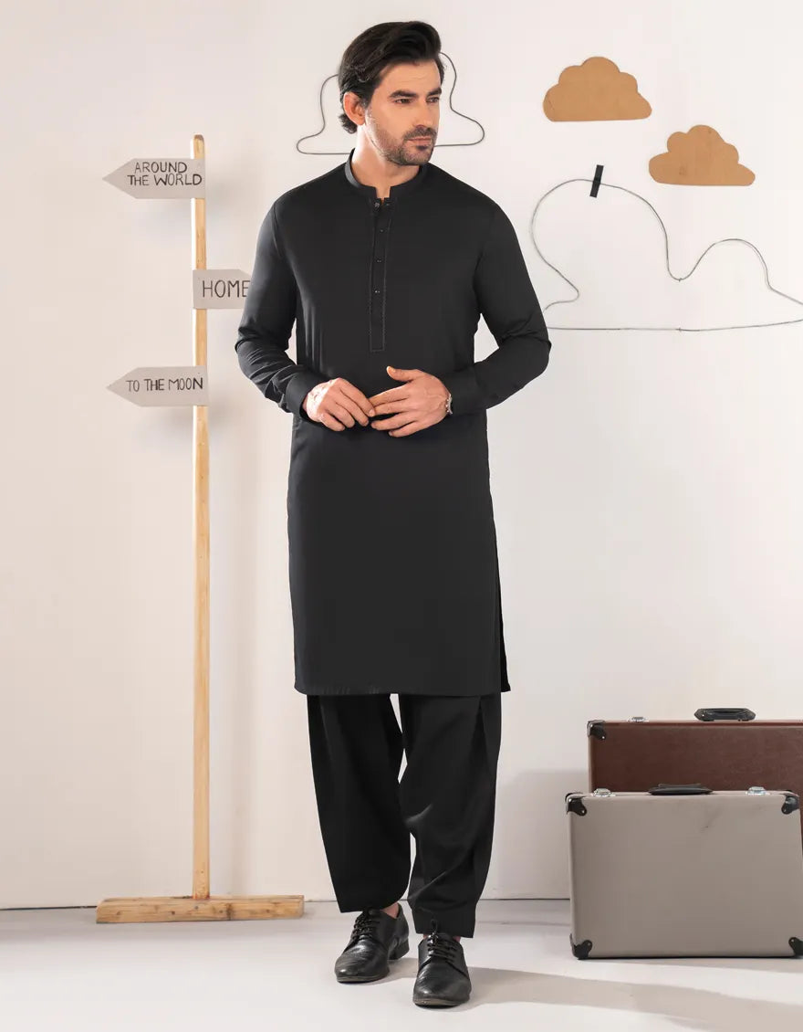J. BY JUNAID JAMSHED MEN'S BLACK M-55