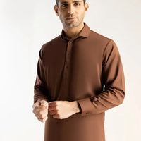 J. BY JUNAID JAMSHED MEN'S DARK CAMEL M-56