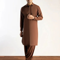 J. BY JUNAID JAMSHED MEN'S DARK CAMEL M-56