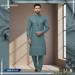 J. BY JUNAID JAMSHED MEN'S GRAY M-89