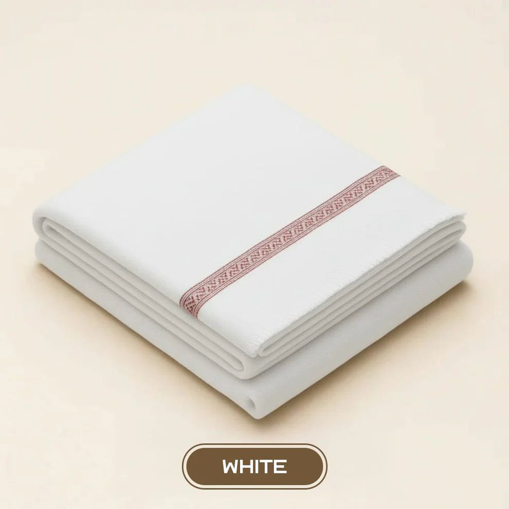 J. BY JUNAID JAMSHED MEN's-Shawl WHITE