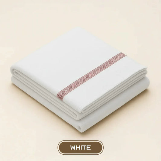 J. BY JUNAID JAMSHED MEN's-Shawl WHITE