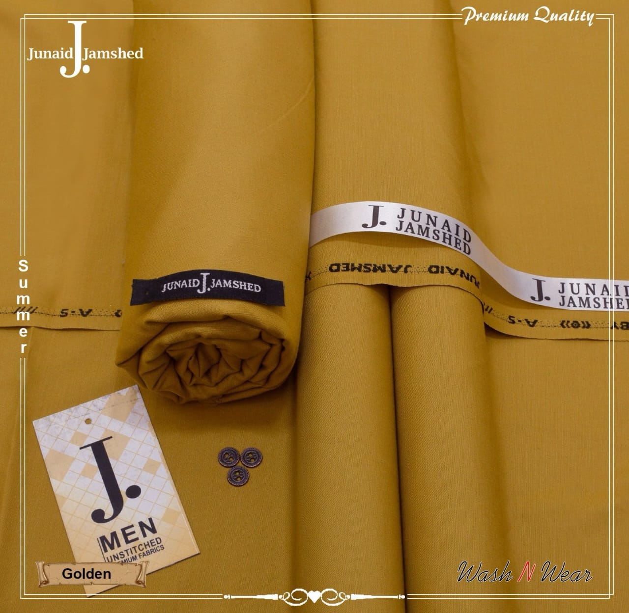 J. BY JUNAID JAMSHED MEN'S GOLDEN M-53